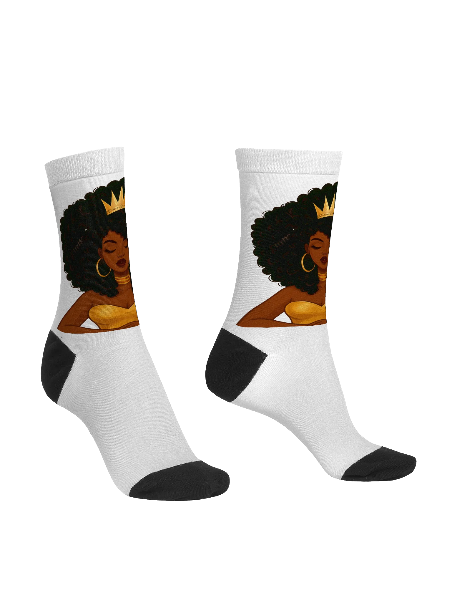 Royal Mirror Afro Crew Socks product image (3)