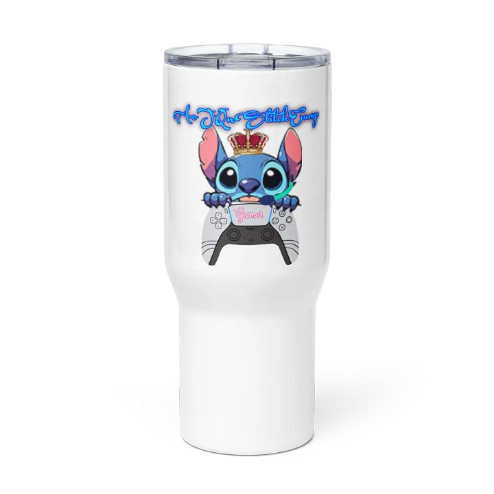 Royal Gamer Stitch Travel Mug product image (3)