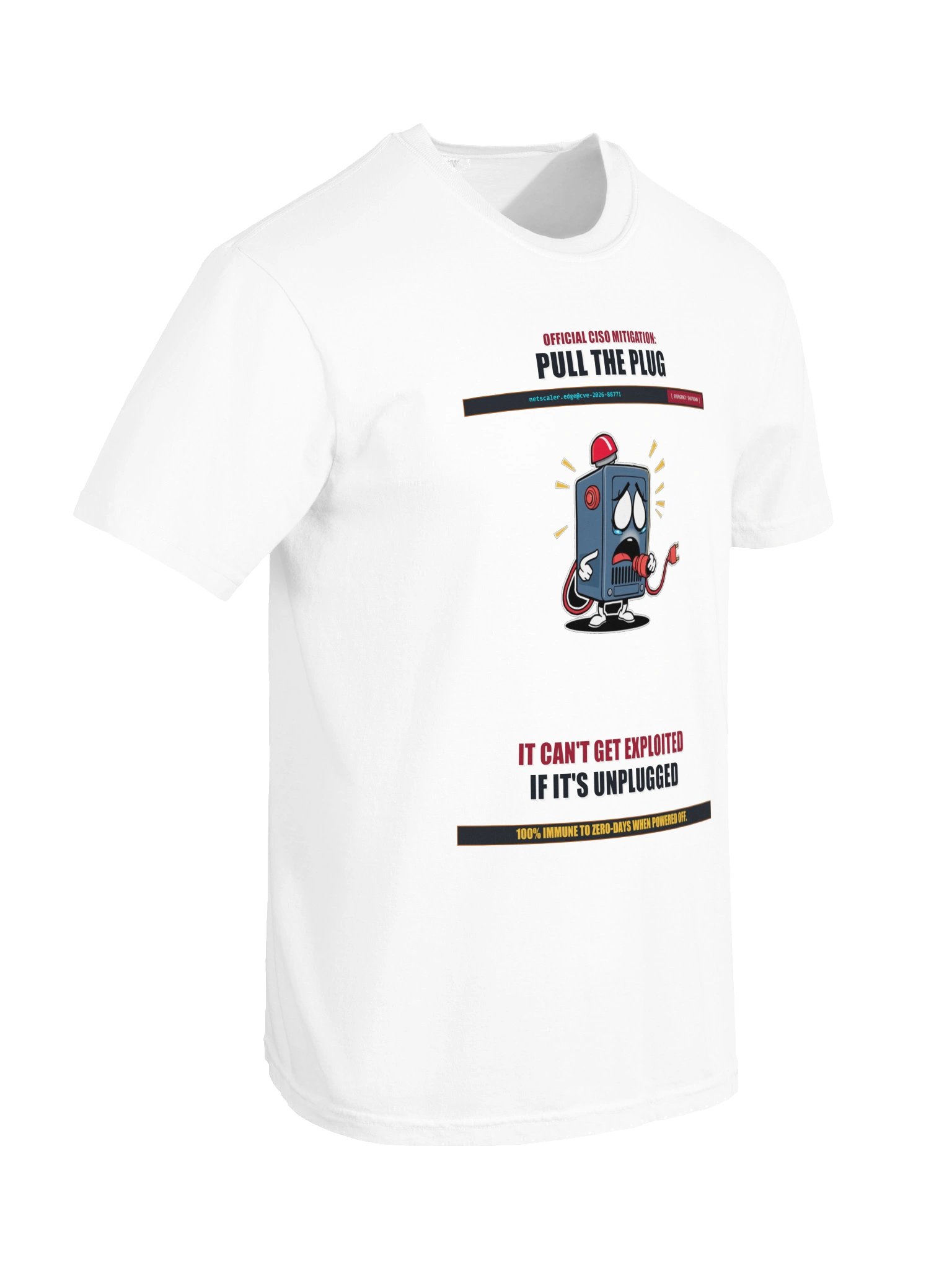 Citrix Emergency Mitigation: "Pull The Plug" Heavyweight Tee - Light product image (10)