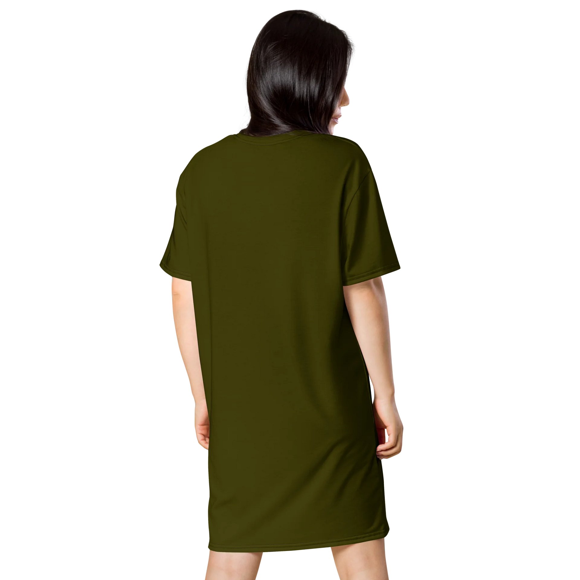 Oversized T-Shirt Dress - Rich Karaka, Sizes 2XS-6XL product image (2)