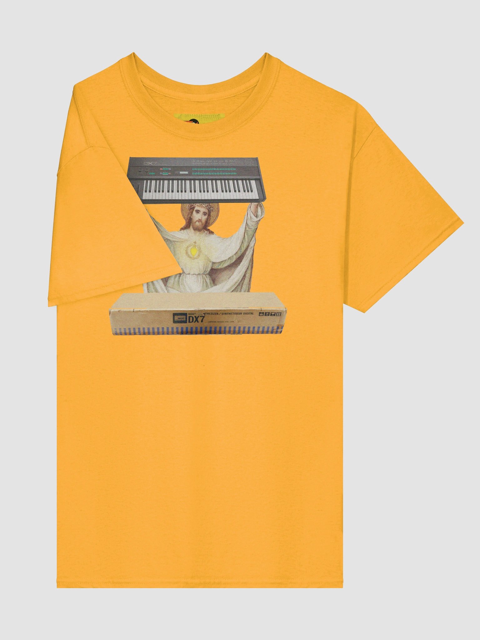 Lost in the Synth´s Faith (d-x-7 tribute ) by Frank Fonik, Techno EDM Unisex t-shirt product image (4)