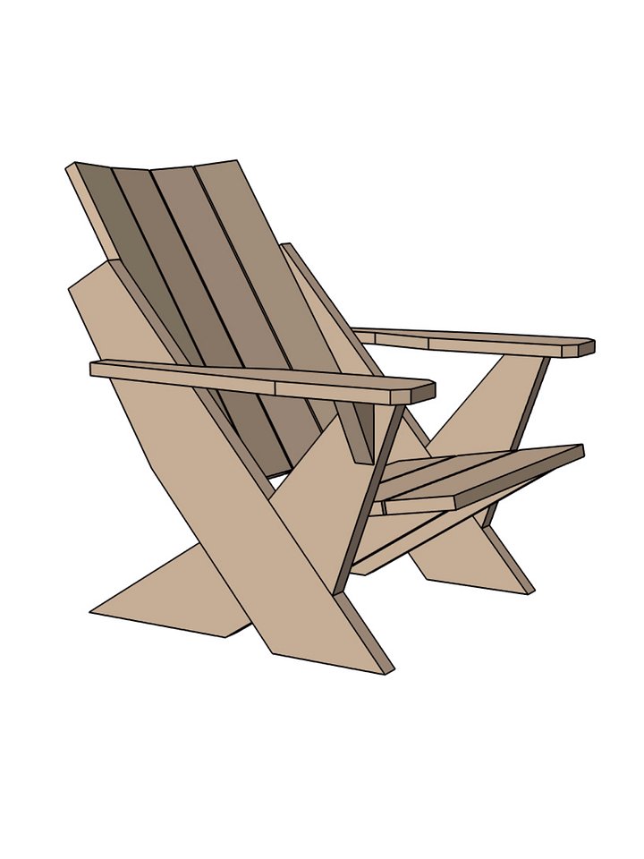 Modern Adirondack Plans product image (1)