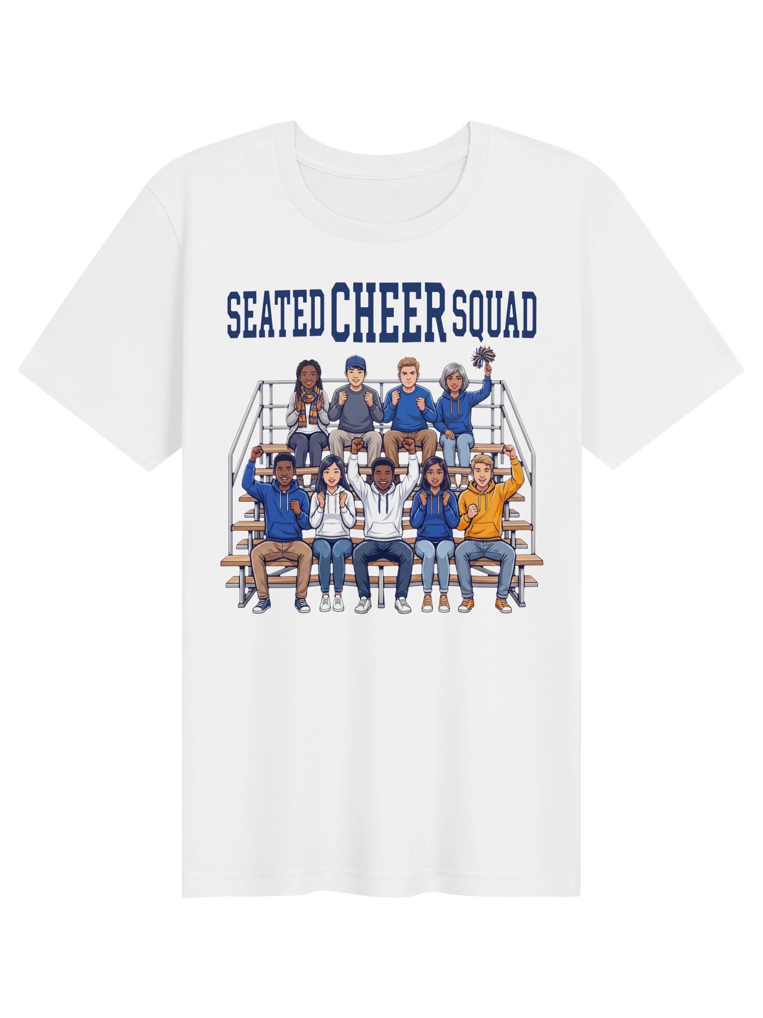 seated Cheer Squad - Young Adults Statement Tee product image (1)