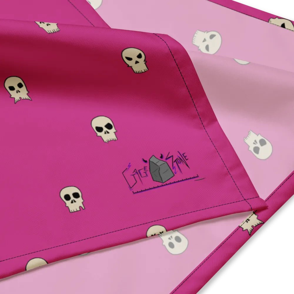 Skully Bandana (pink) product image (2)