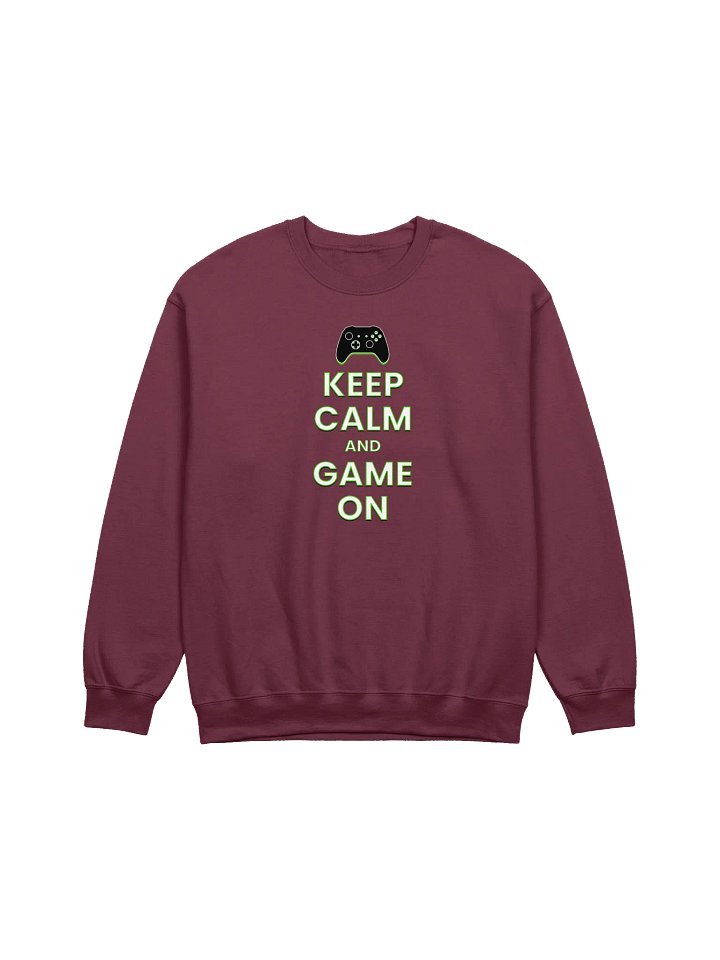 KEEP CALM AND GAME ON XB SWEATSHIRT product image (1)