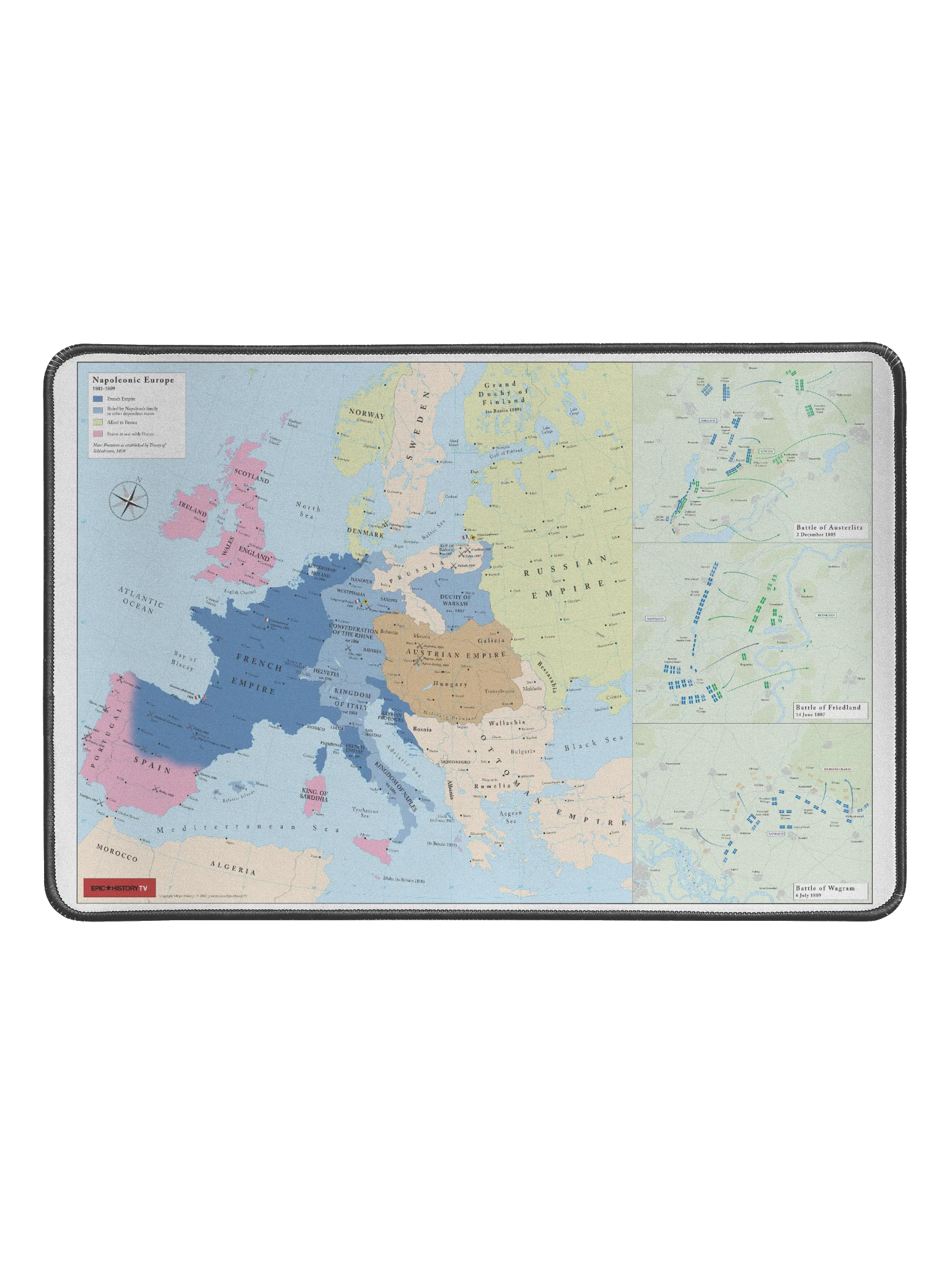 Napoleonic Europe 1809 - Desk Mat product image (1)