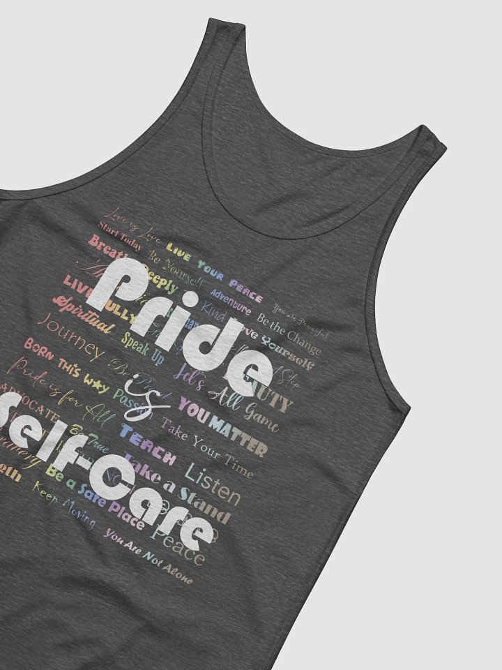 Pride is Self Care Tank Top (Dark Colors) product image (1)