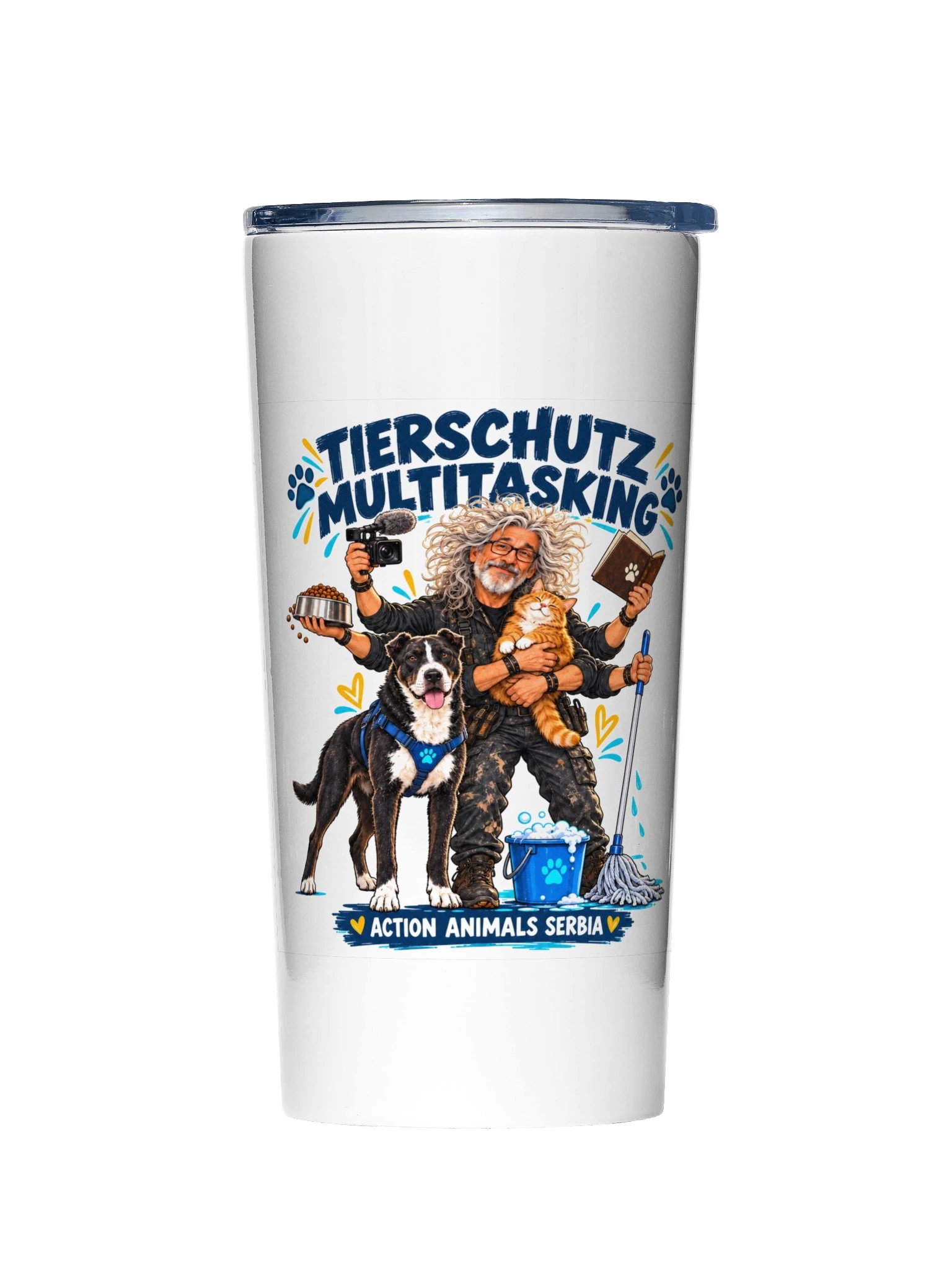 AAS · Tierschutz Multitasking – Edelstahl-Thermobecher product image (1)