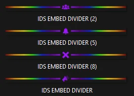Rainbow Embed Divider Bars Pack product image (1)