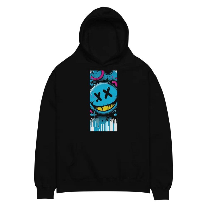 Graffiti Grin Oversized Hoodie product image (2)