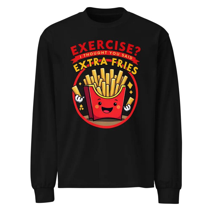 Extra Fries Long Sleeve Shirt product image (1)