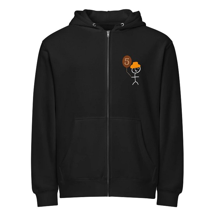 5 Year Streamerversary StickCowboy Premium Zip Up Hoodie product image (1)