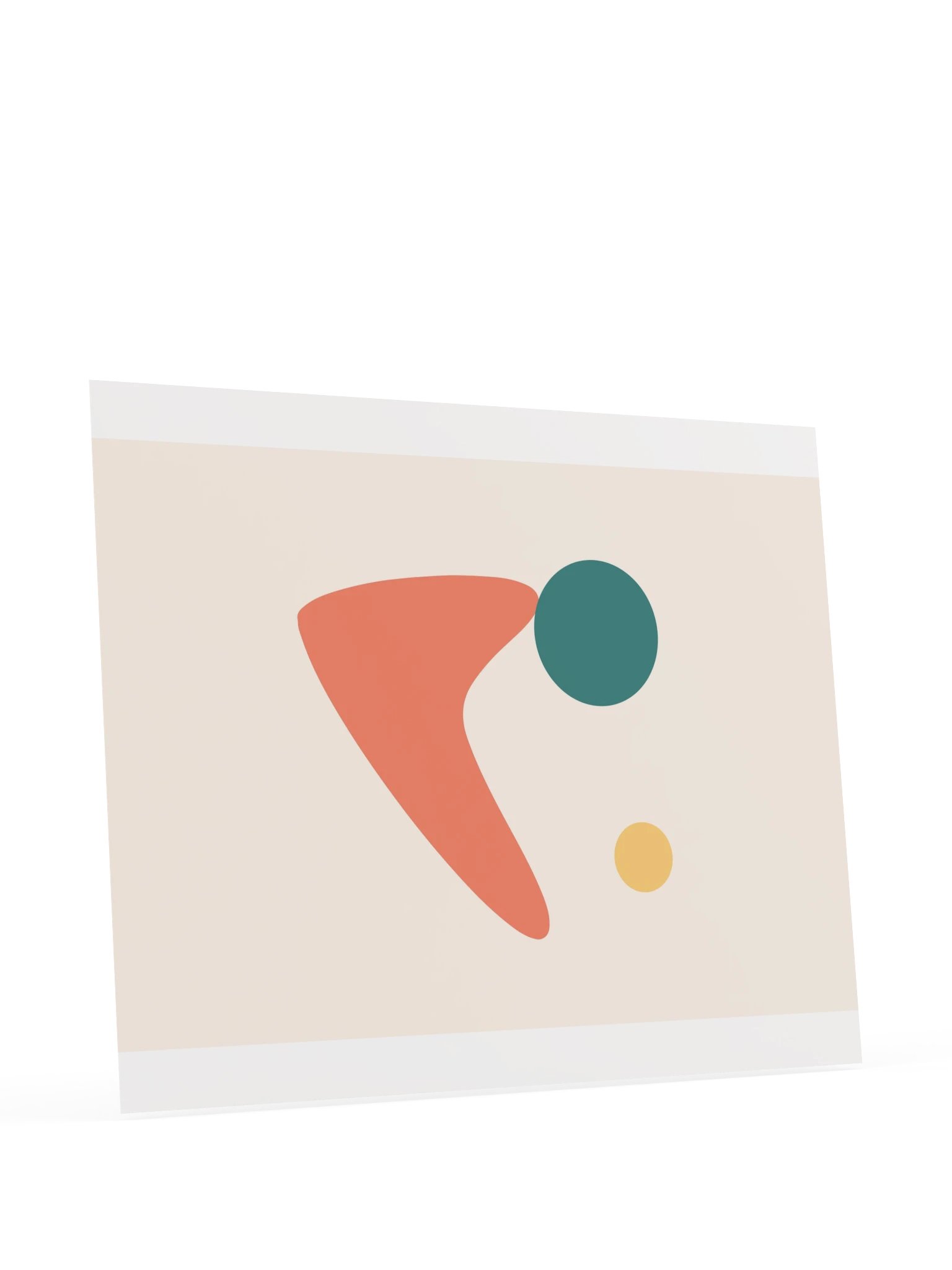 Coral Boomerang Print | Retro Bathroom Wall Art product image (11)