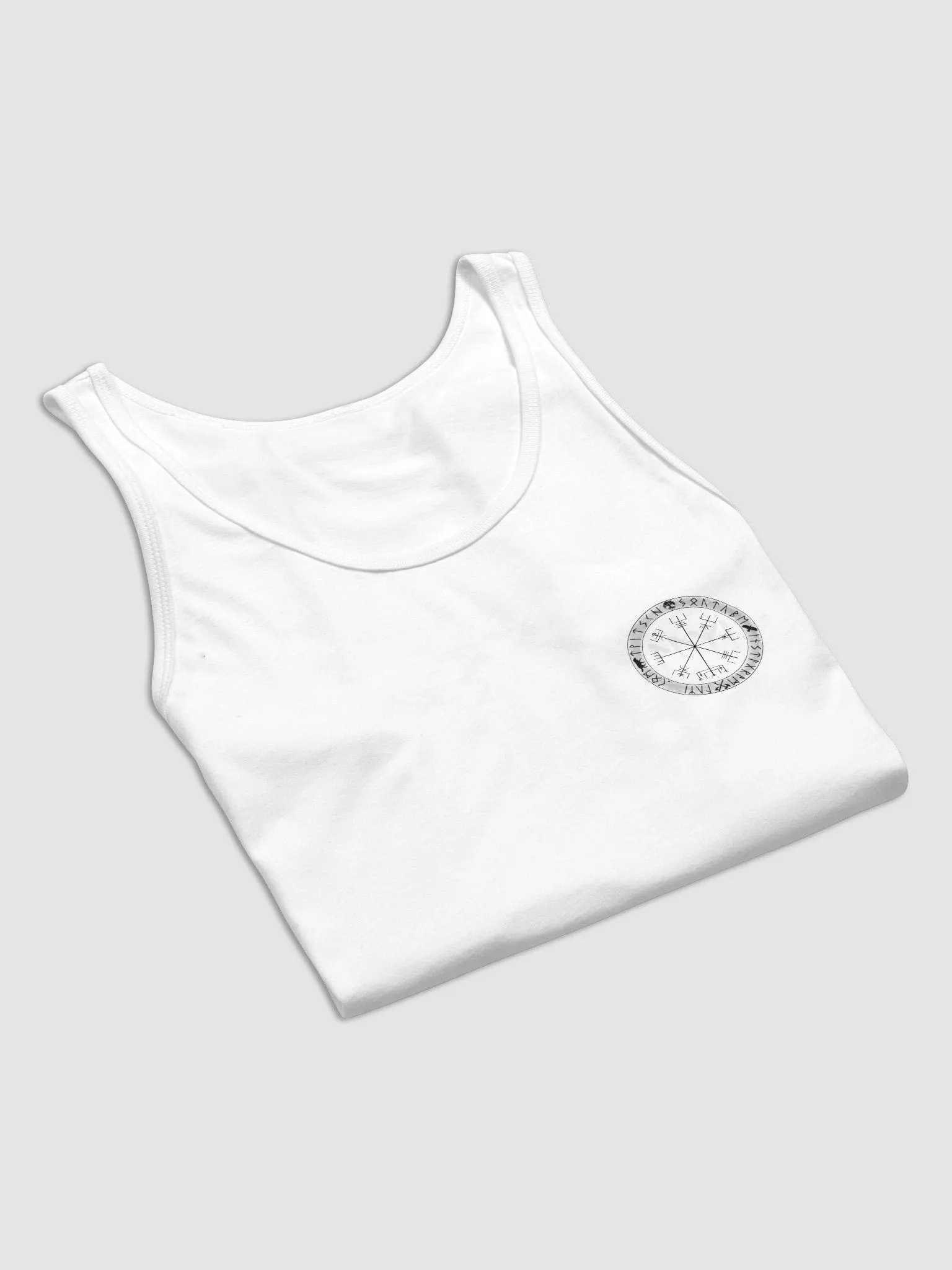Nordische Runen | Schwarzer Vegvísir | Jersey Tank product image (16)