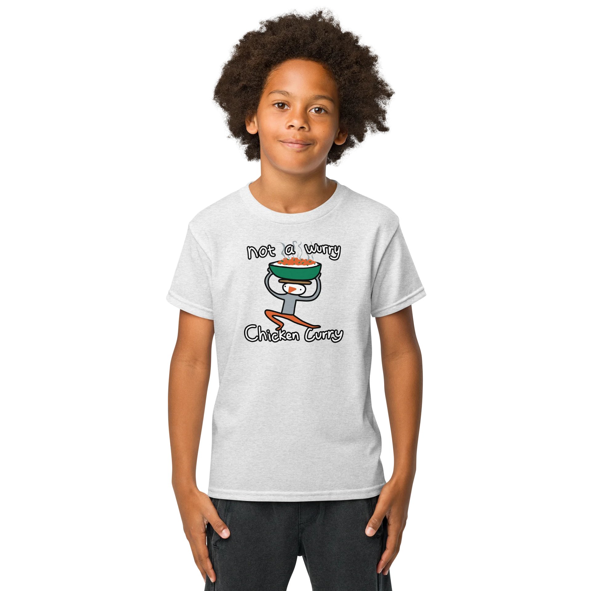 Not a Wurry Chicken Curry Kids Shirt product image (8)