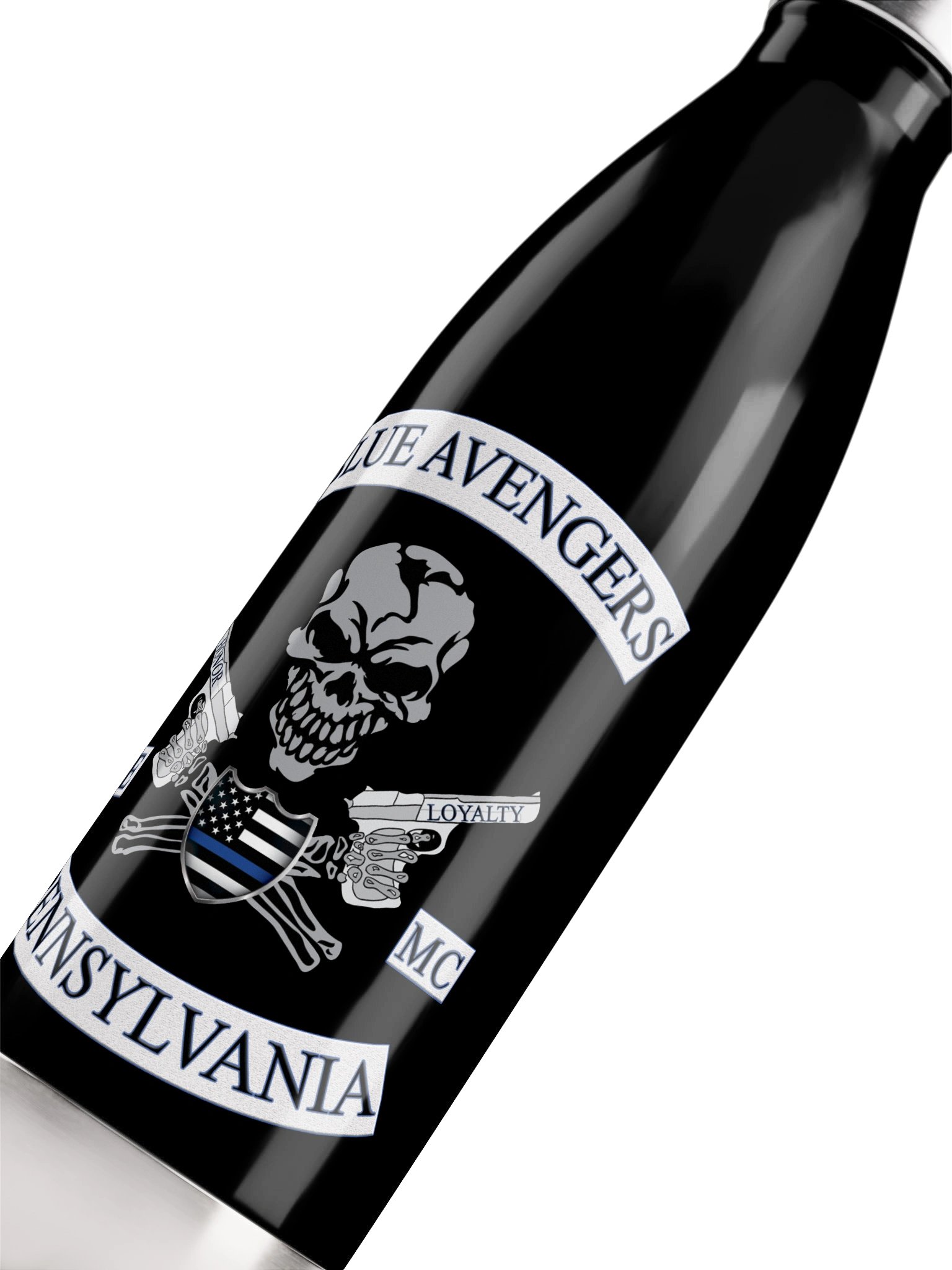 Blue Avengers MC Stainless Steel Water Bottle product image (10)