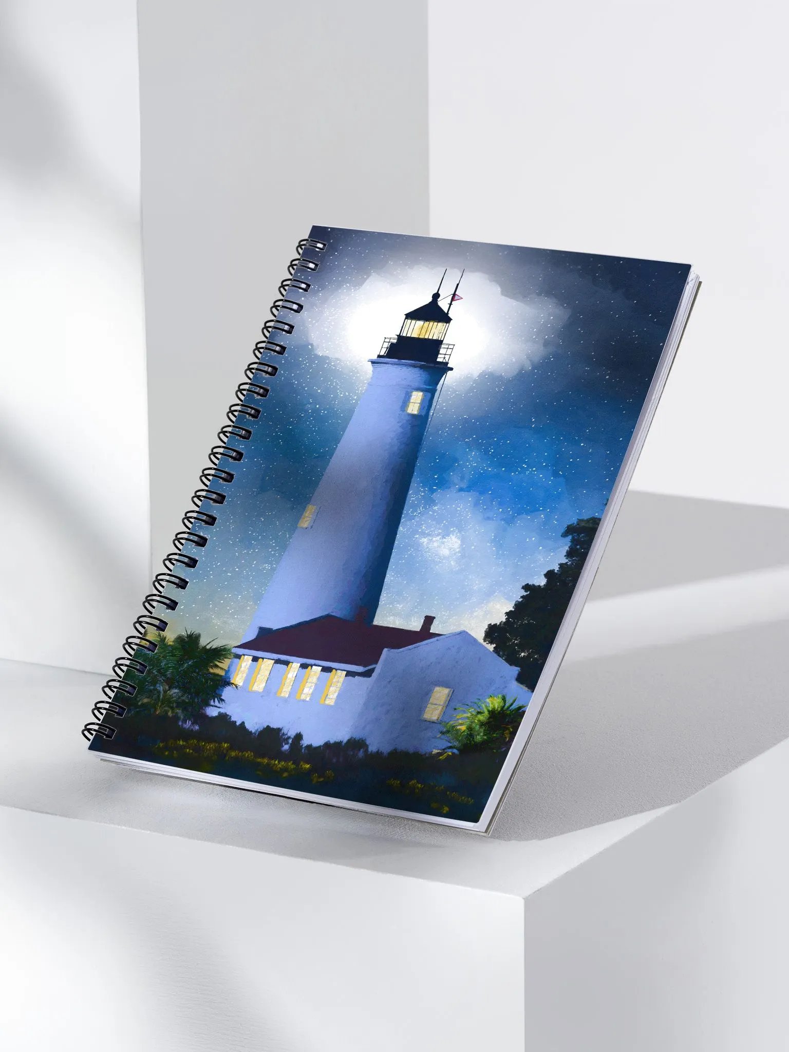 Historic St Marks Lighthouse – Florida Spiral Notebook product image (3)