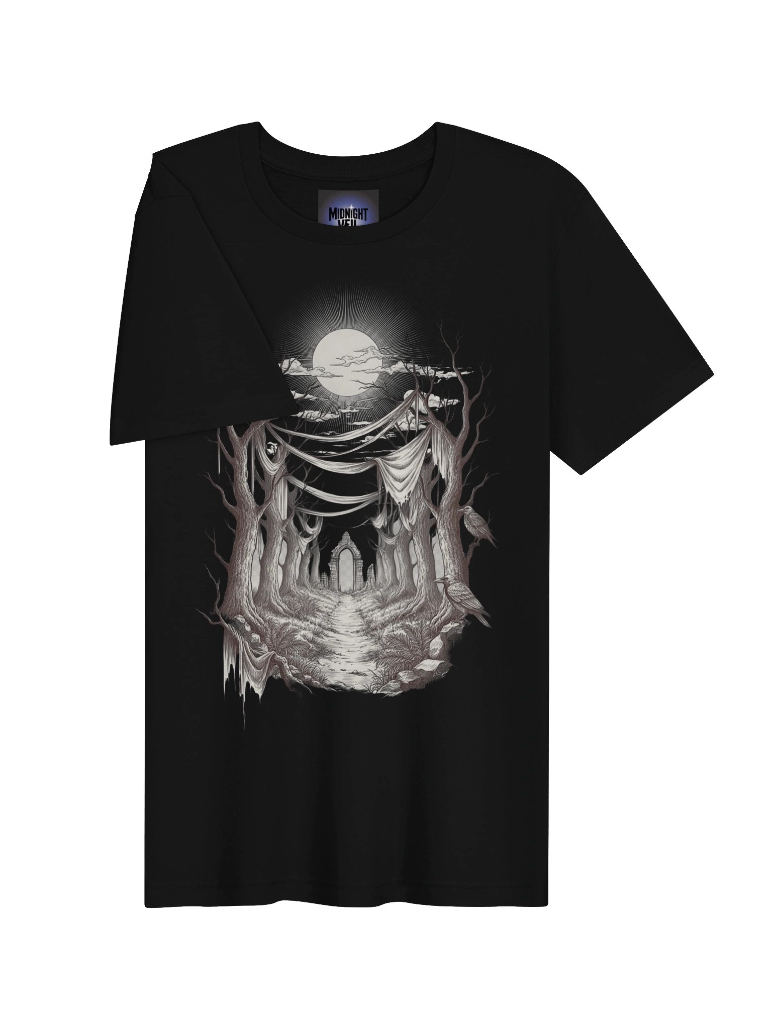 Midnight Veil Forest Portal T-Shirt product image (29)