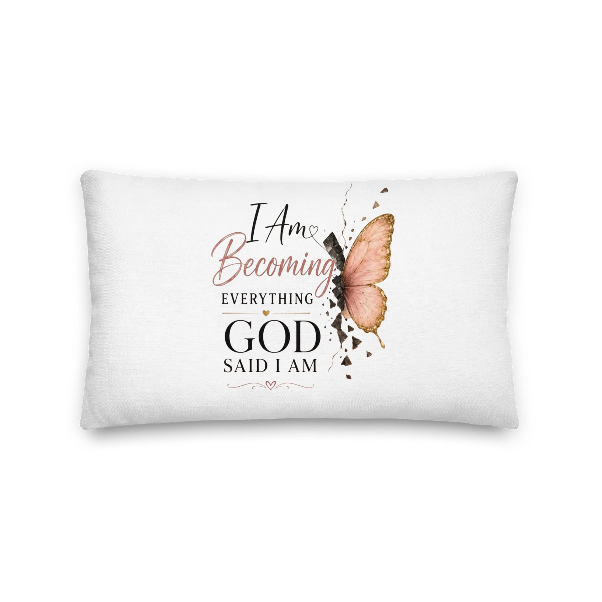 I Am Becoming™ Inspirational Throw Pillow product image (2)