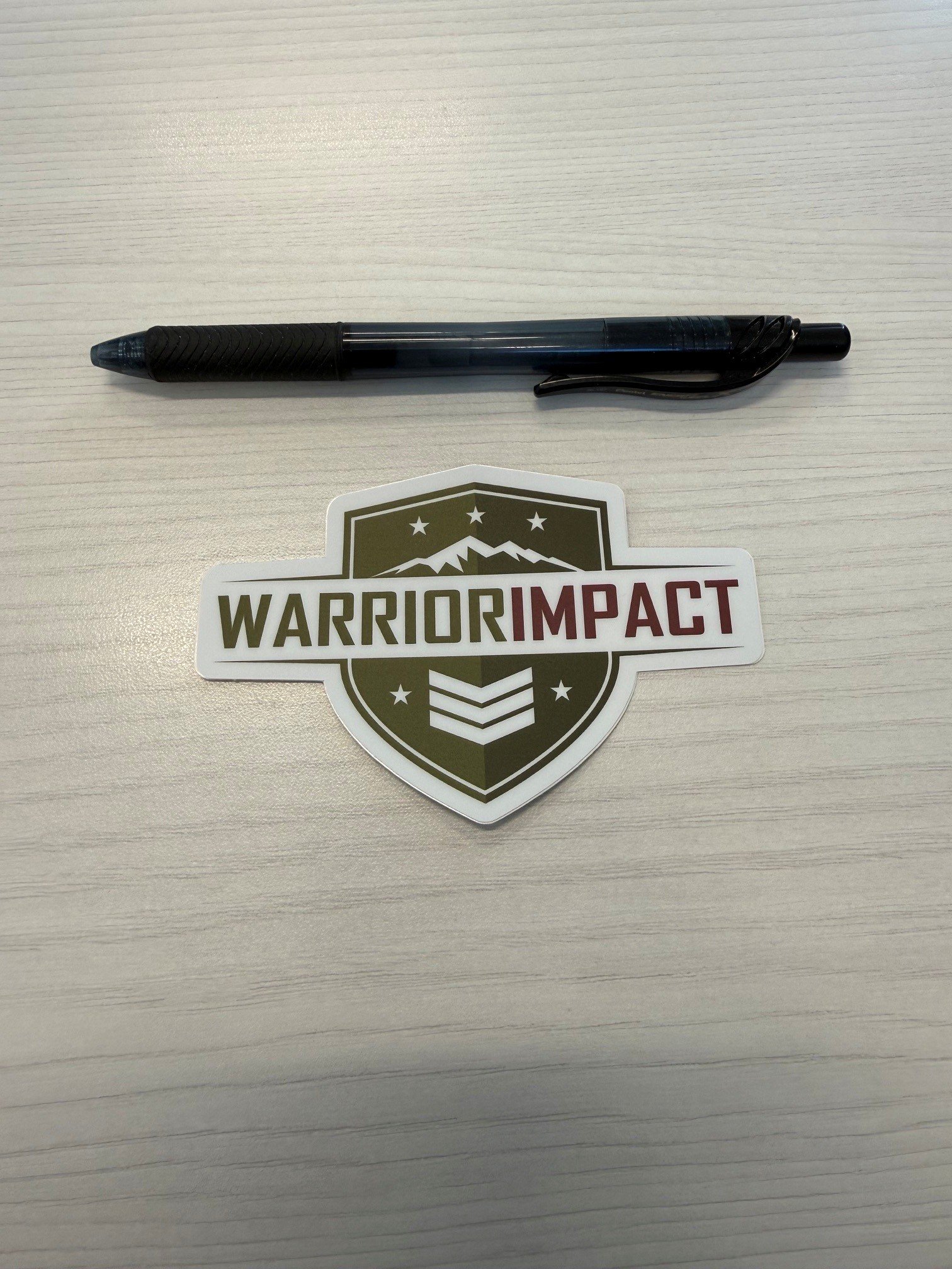 Warrior Impact Sticker - Small product image (2)