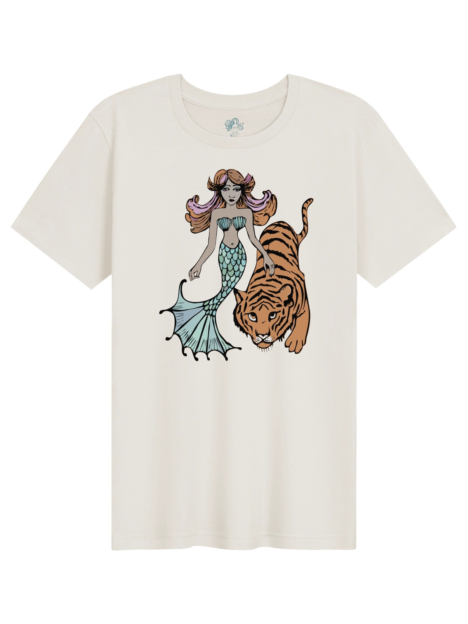 Unisex Mermaid Tiger T-shirt product image (1)