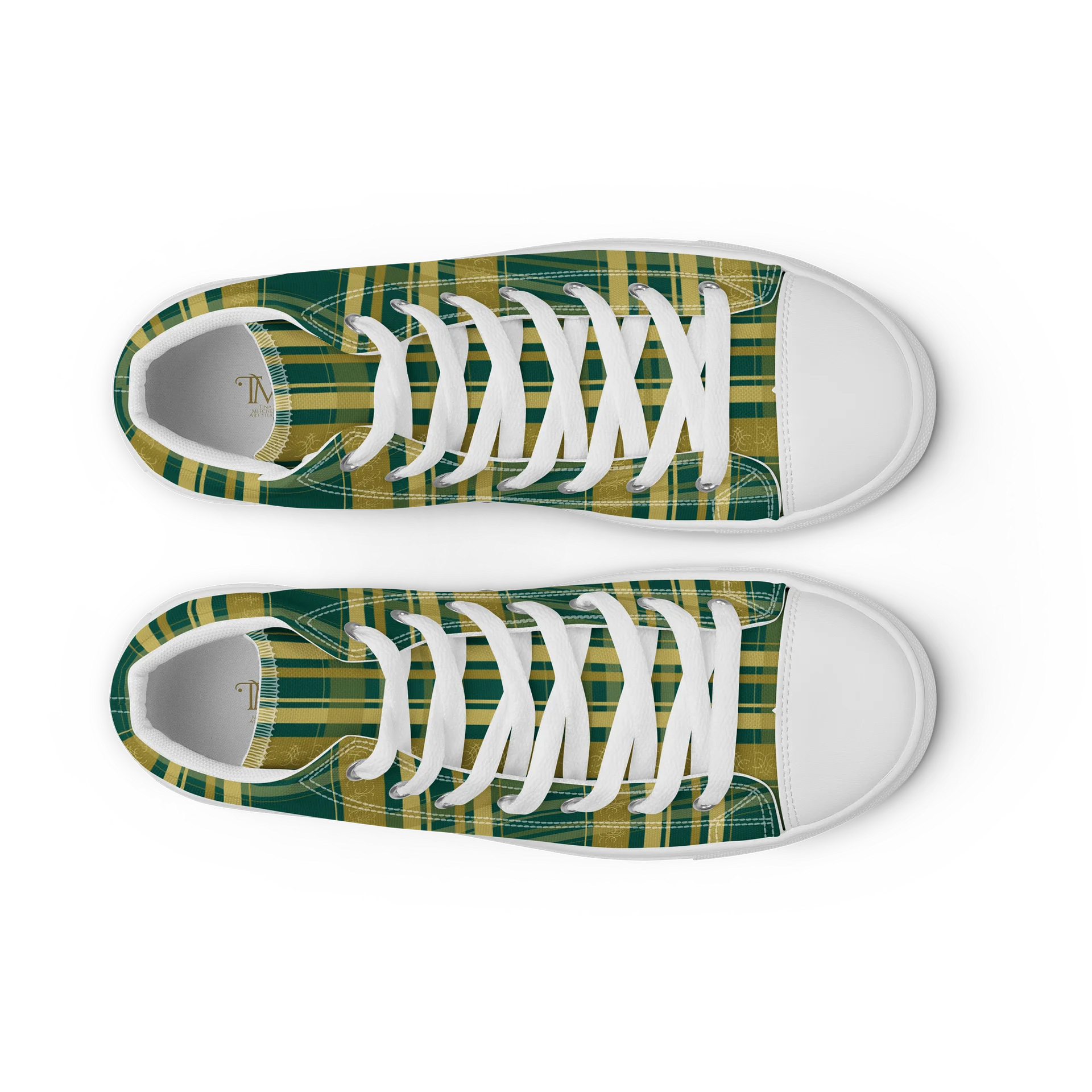 Gilded Reign Women’s High Top Canvas Shoes product image (11)