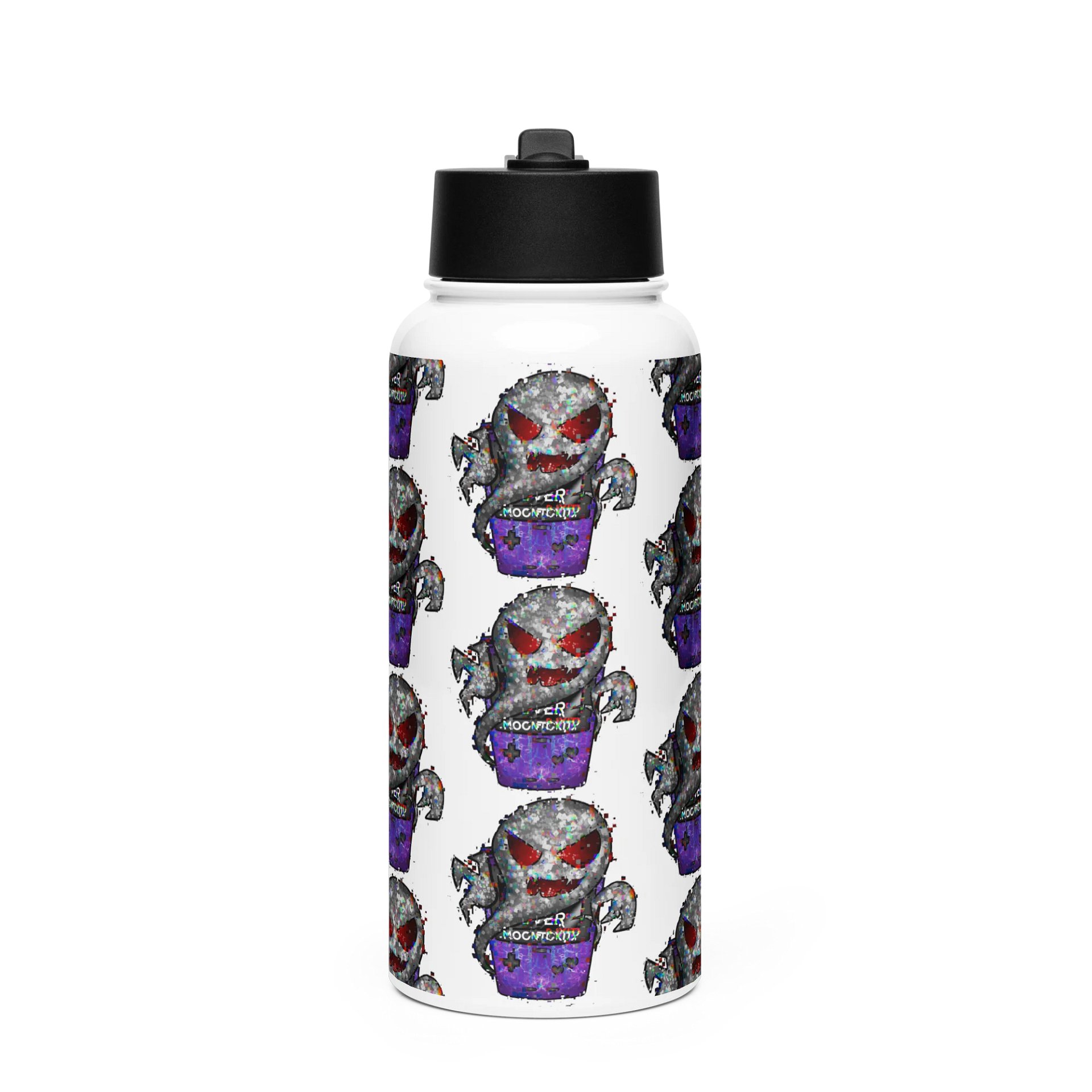 Glitched Ghostie Waterbottle product image (1)