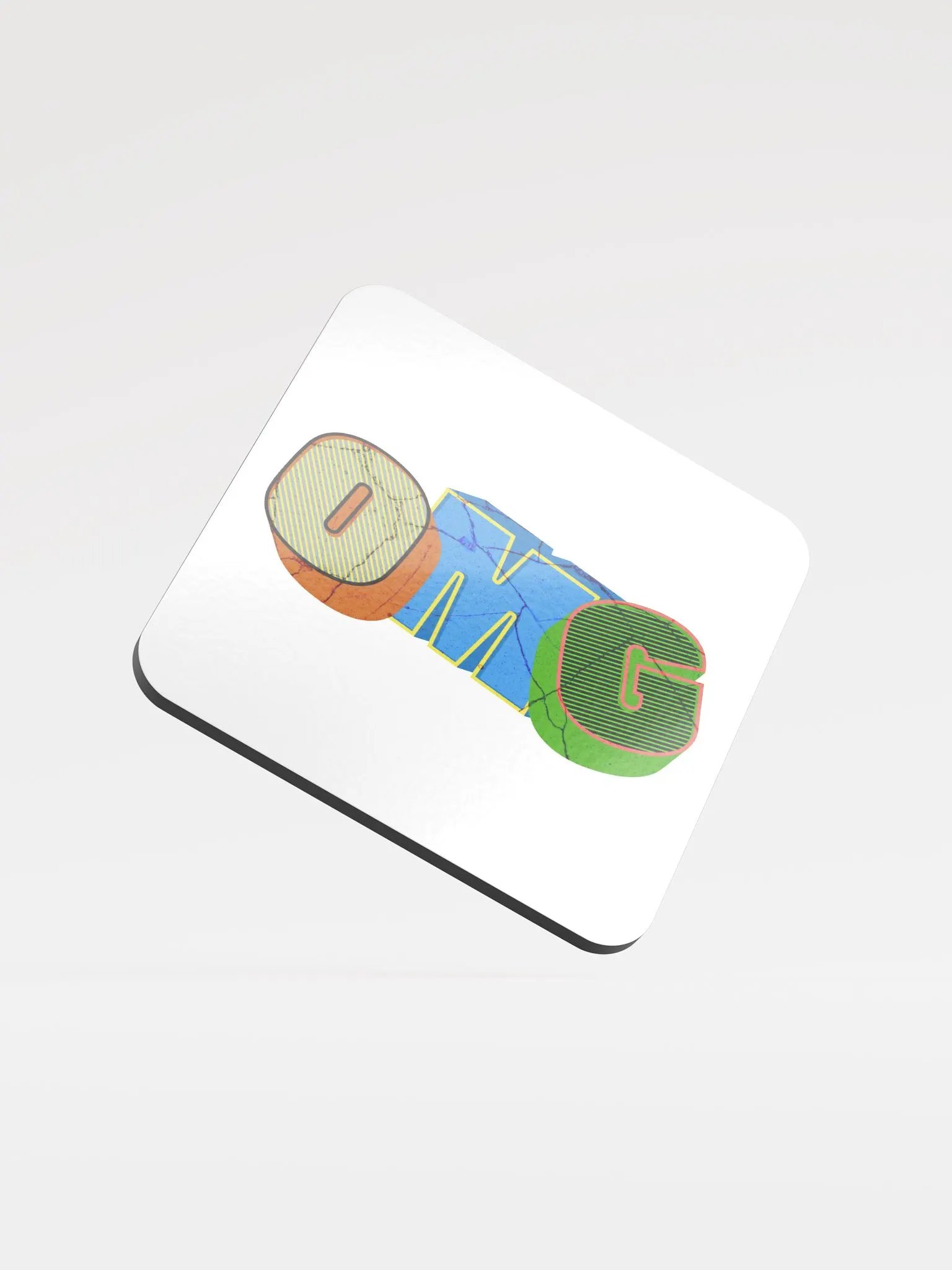 OMG Cracked Elegance Cork Coaster Set product image (4)