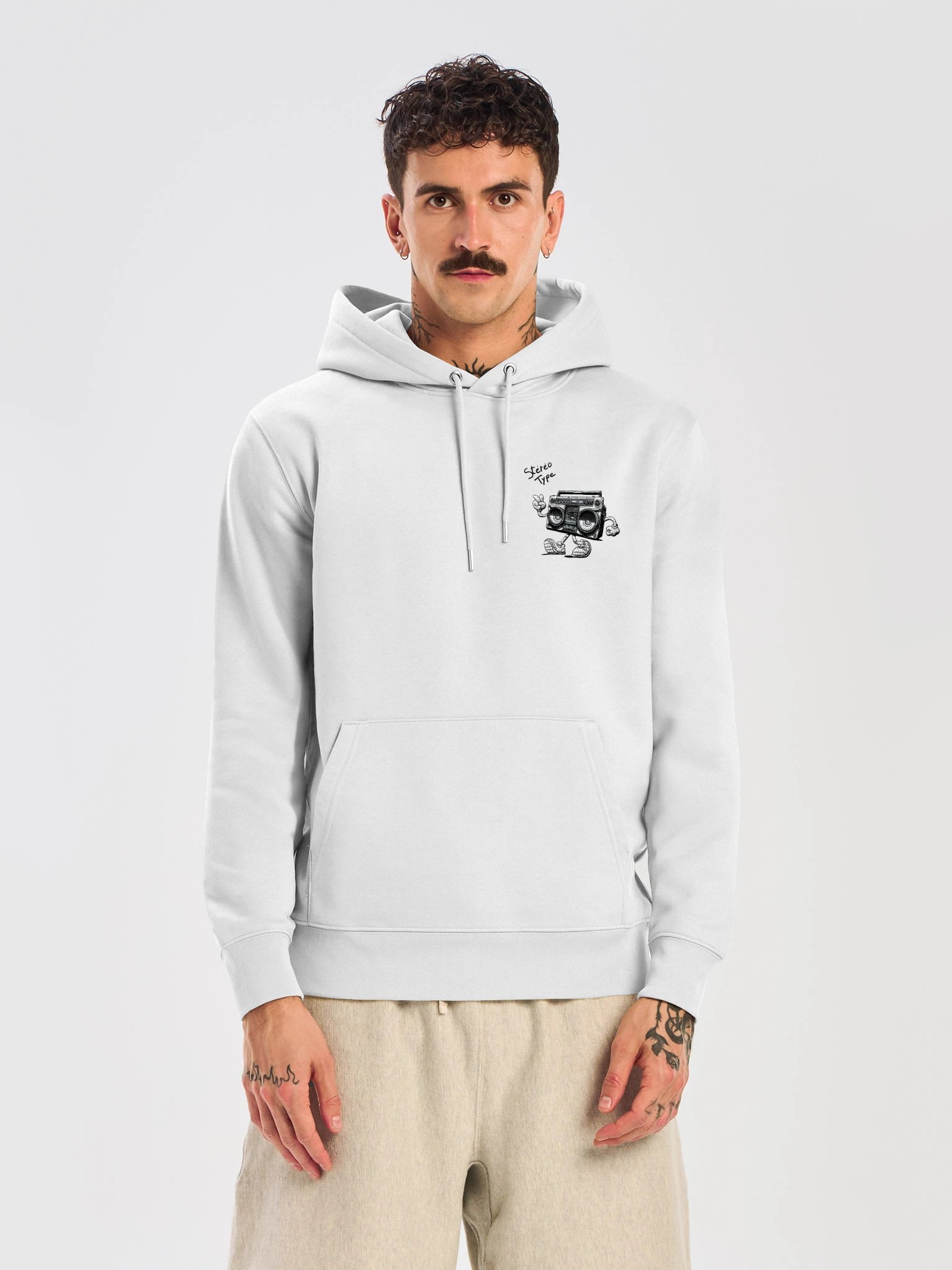 Stereo Type Embroidered Hoodie #2 product image (14)