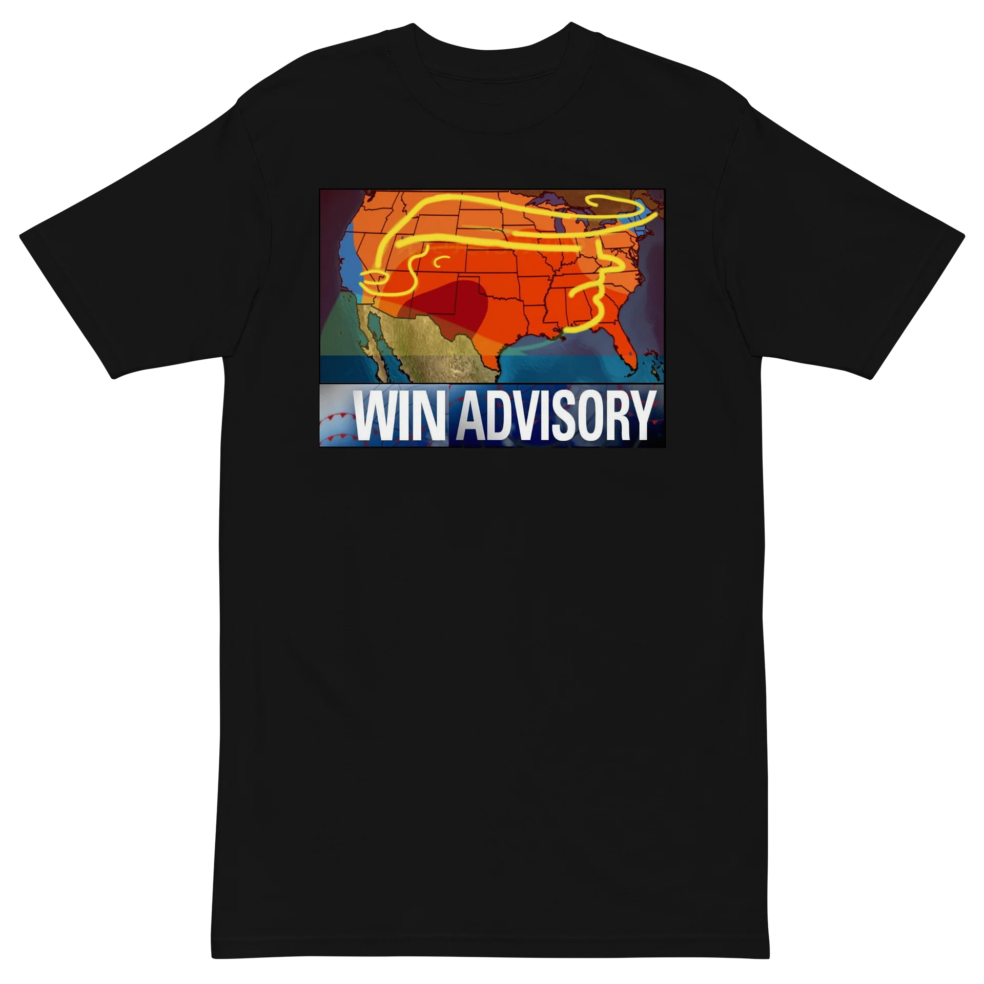 Win Advisory Weather Map Men's Tee product image (2)