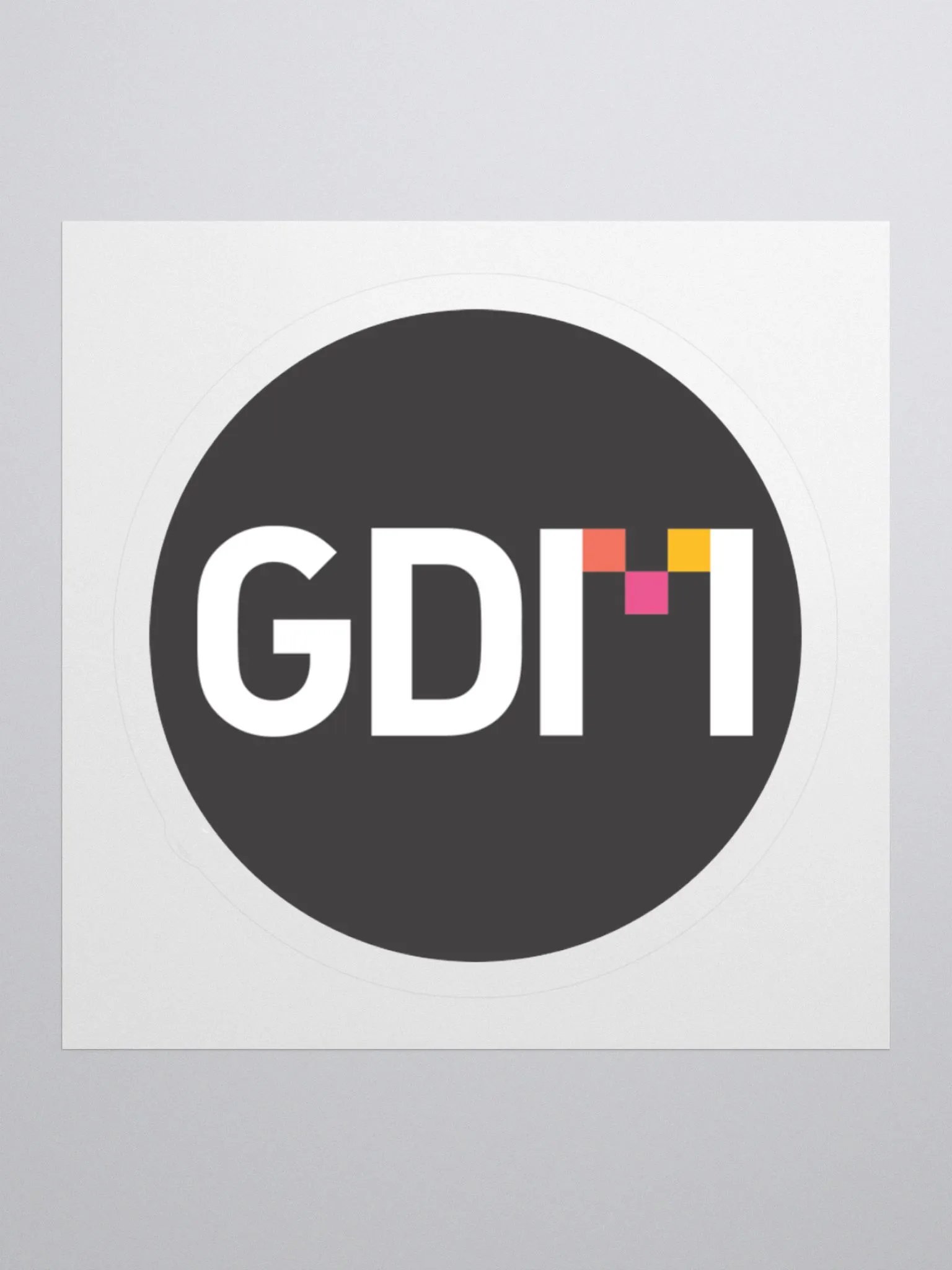 Pixelated GDM Logo Stickers product image (1)