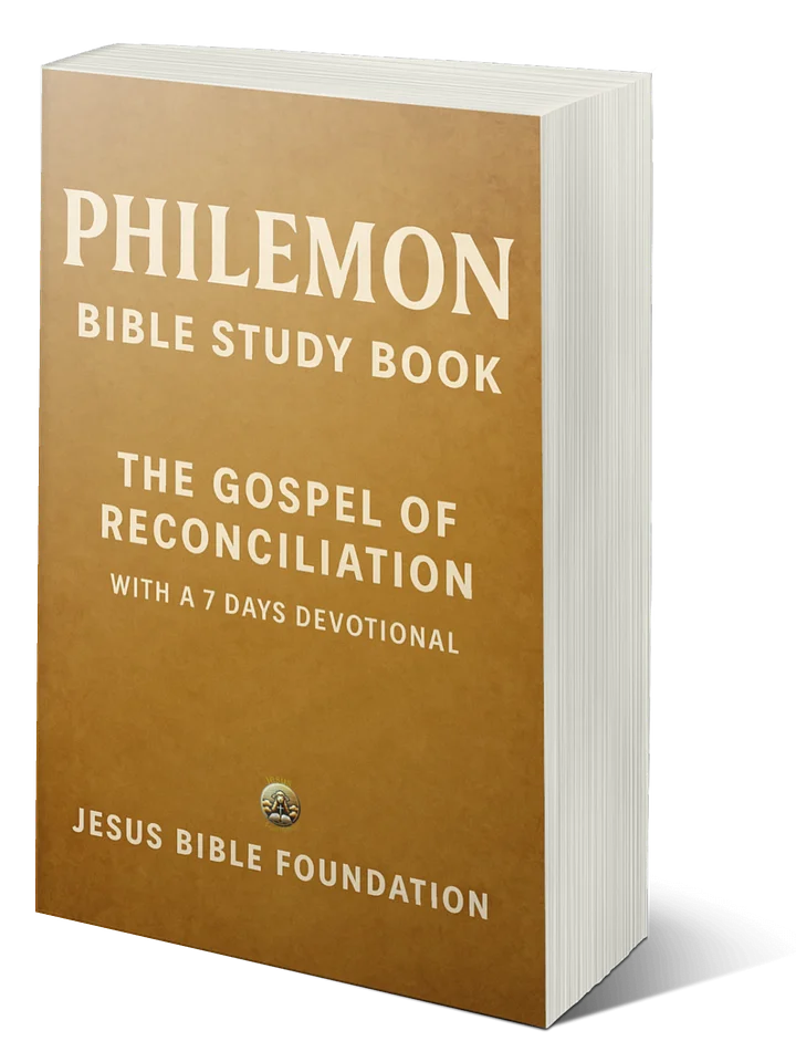 Philemon Bible Study Book: The Gospel of Reconciliation With A 7 Days Devotional product image (1)