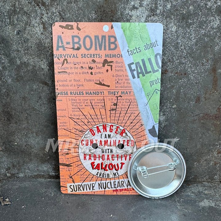 Radioactive Fallout Button product image (2)