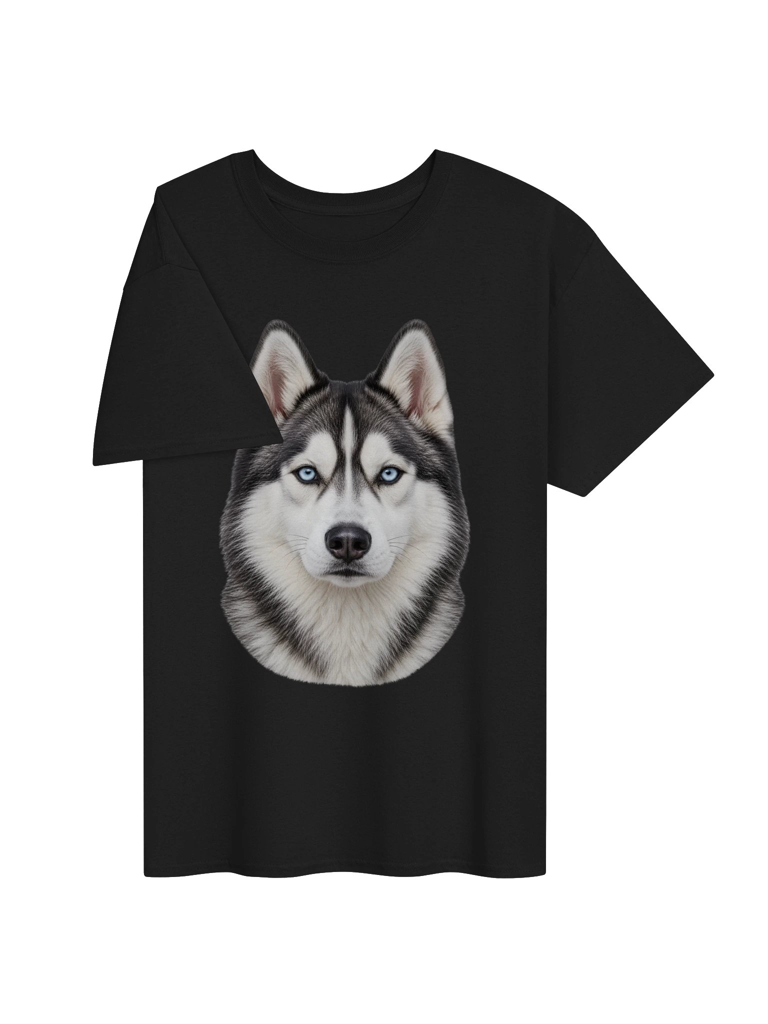 Dog - Siberian Husky (Face) — Unisex Gildan Heavyweight 100% Cotton T-Shirt product image (25)