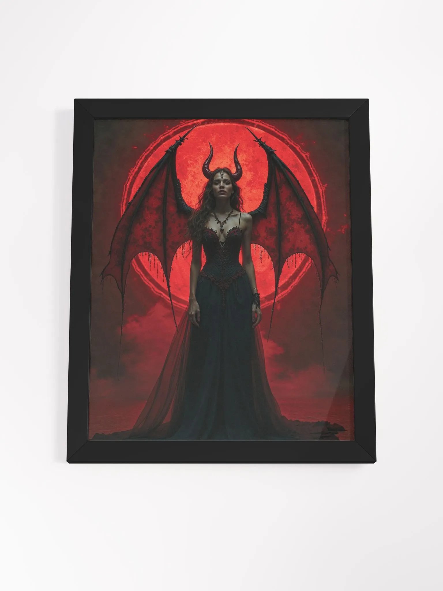 Demonic Beauty Framed Print product image (19)
