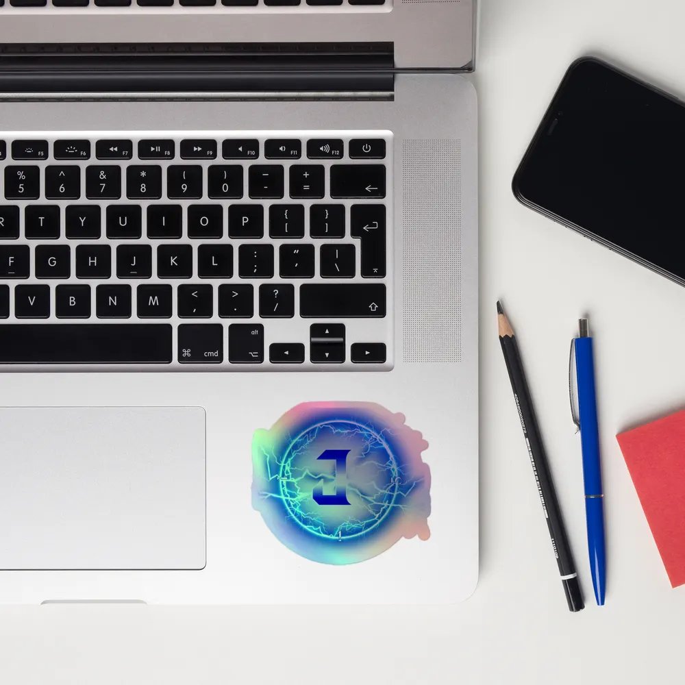 J Logo Holo Sticker product image (10)