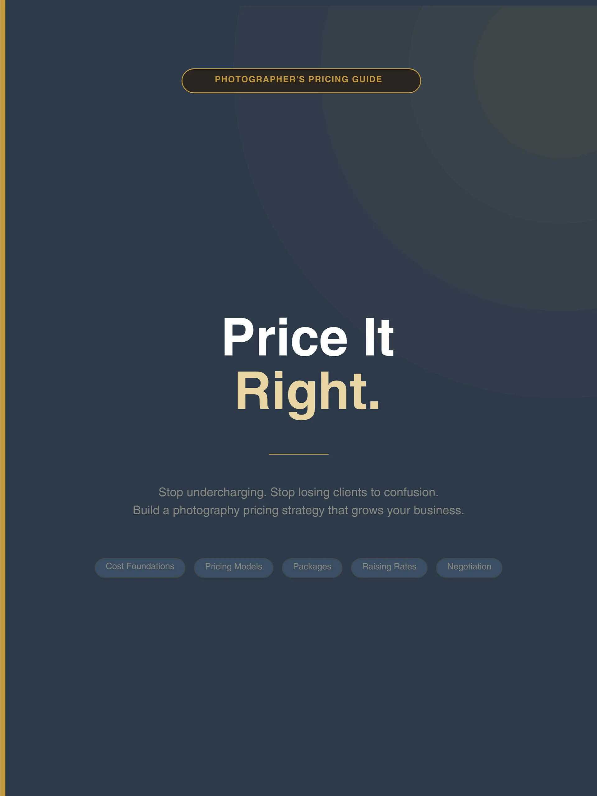 Price It Right - Full System - Guides and Tools for Photographers - Limited Launch Sale - 50% Off product image (4)