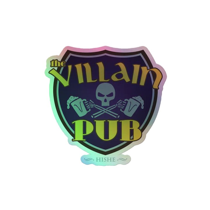 Villain Pub Holographic Sticker product image (2)