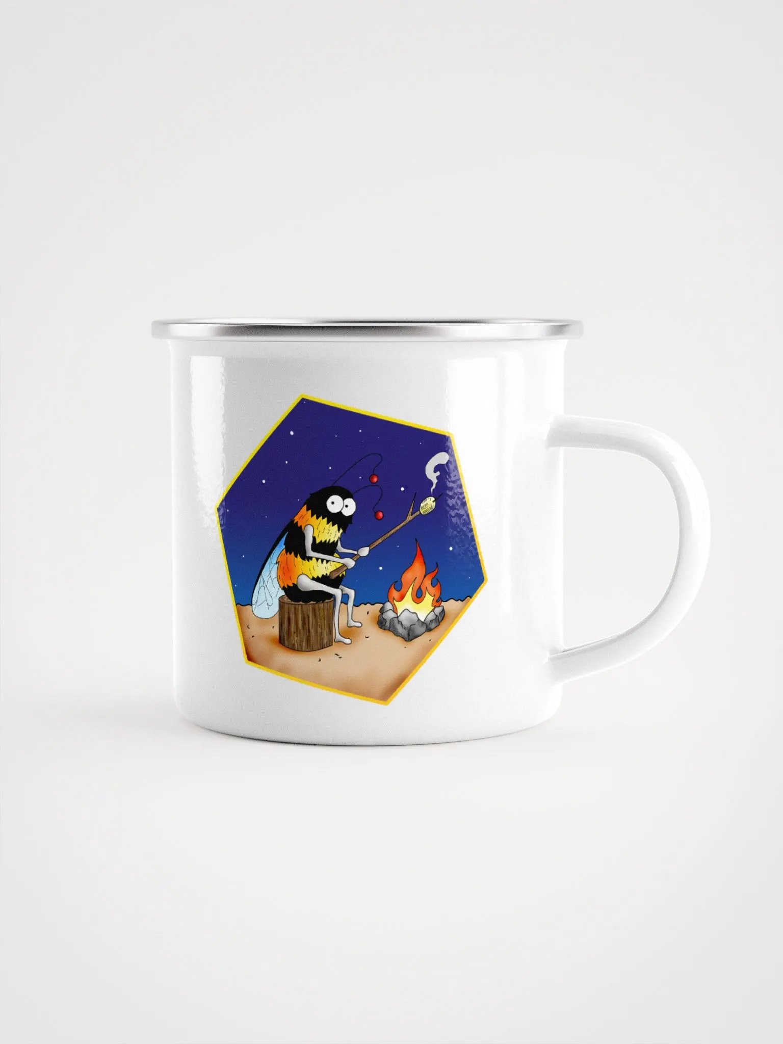 Bee's Secret (Enamel Mug) product image (1)