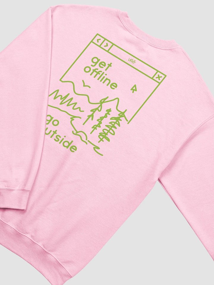 Get Offline, Go Outside (Gildan Classic Crewneck Sweatshirt) product image (1)
