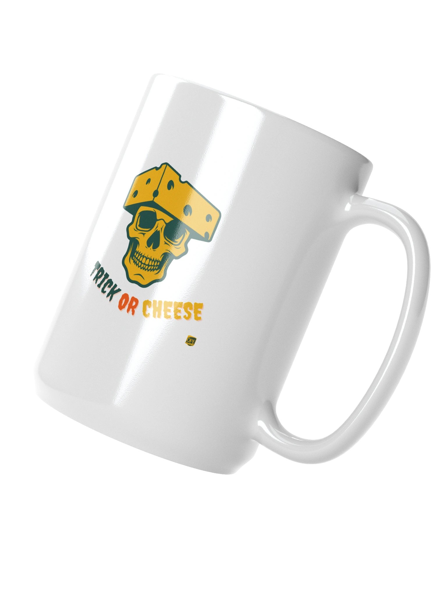 Trick or Cheese White Glossy Mug product image (2)