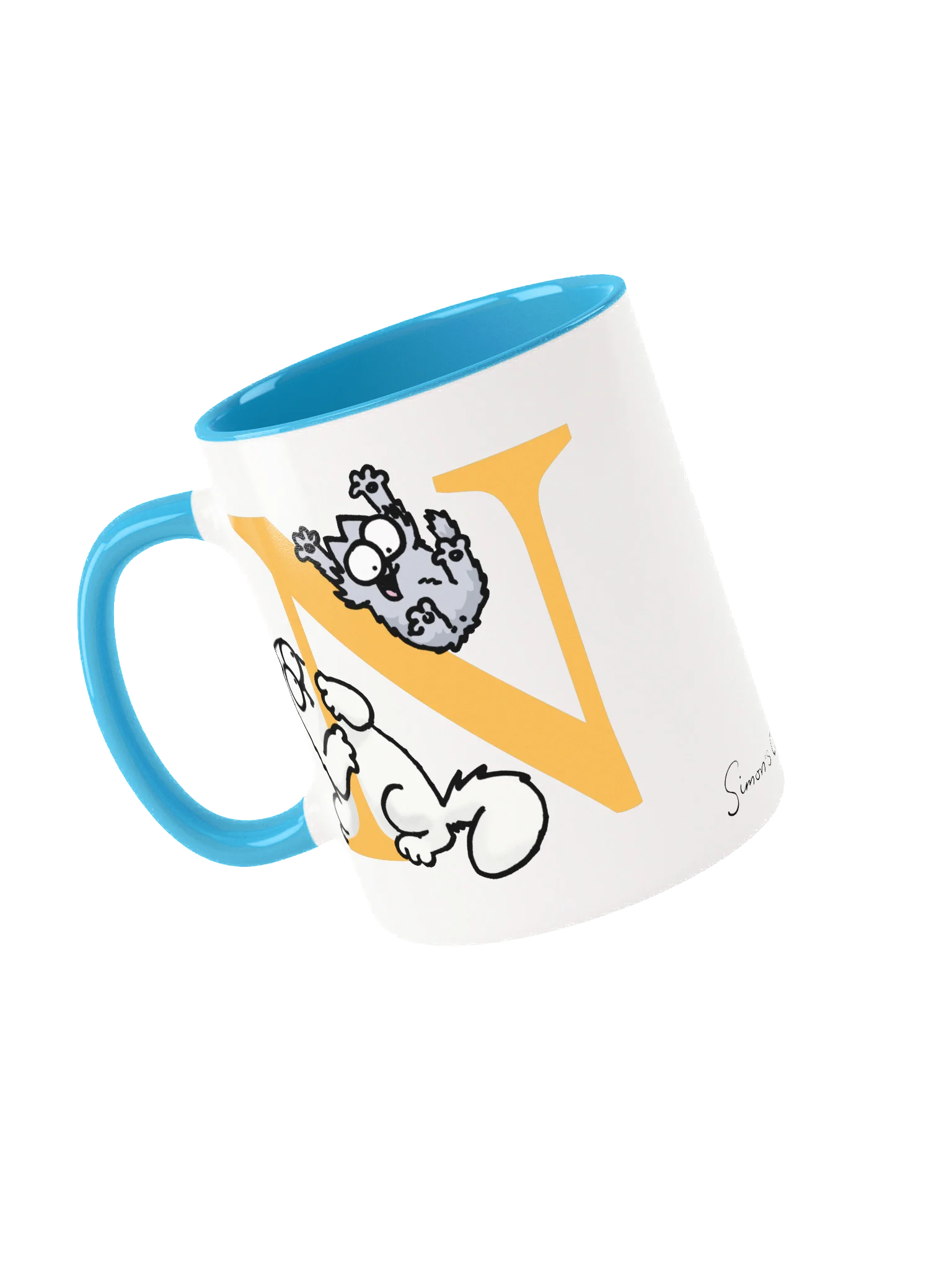 Cat Monogram Mug - N product image (3)