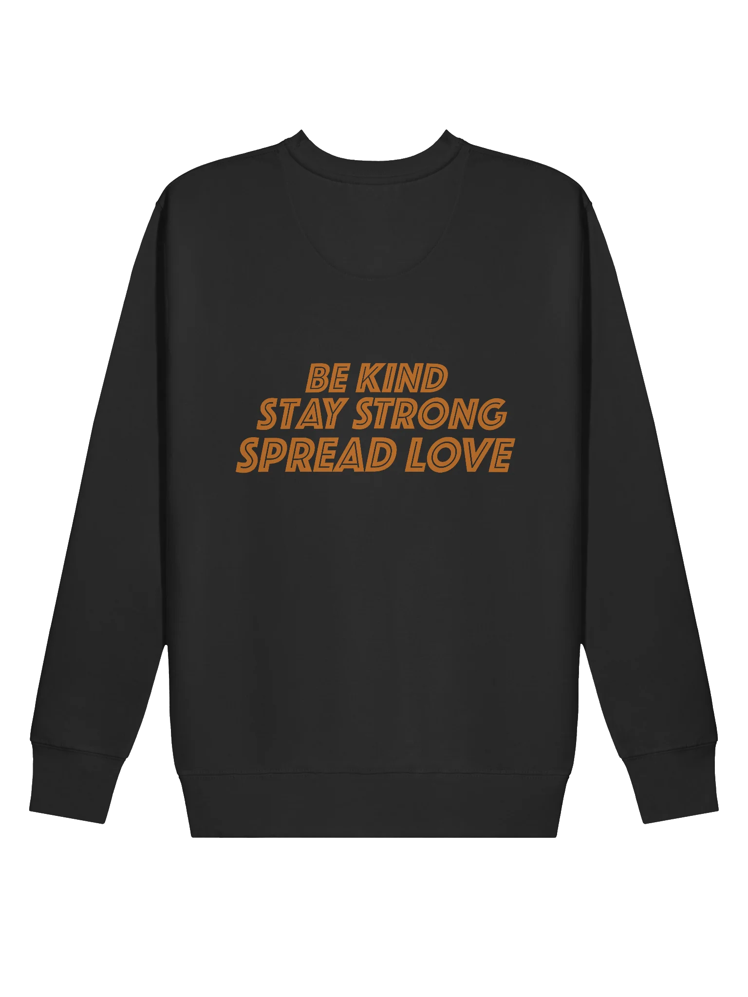 Bold Orange Letter Printed Premium Sweatshirt product image (21)