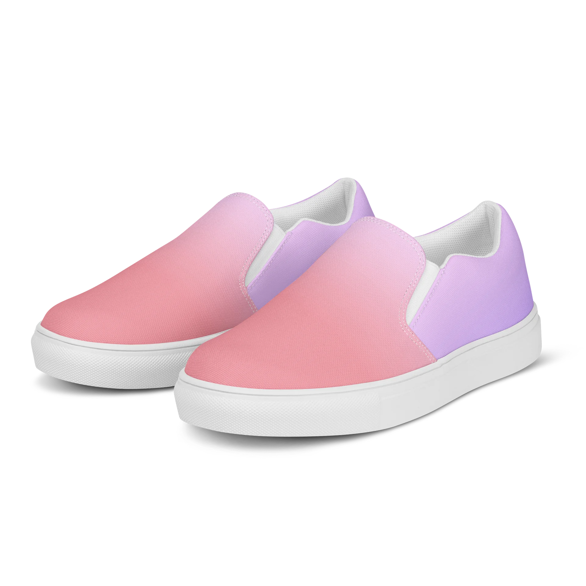 Coral Lavender Gradient Slip-On Shoes product image (3)