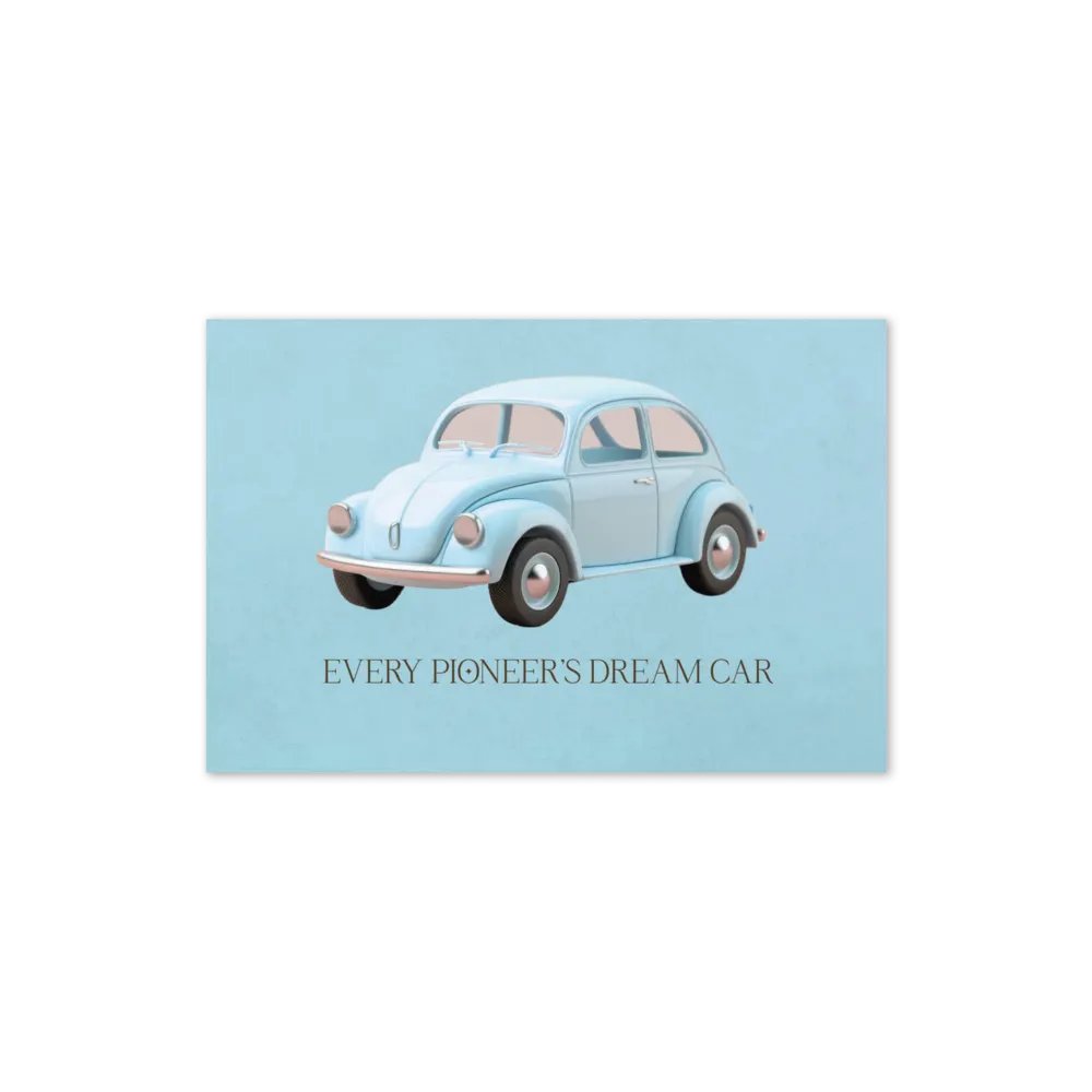 Every Pioneer's Dream Car Greeting Card product image (3)