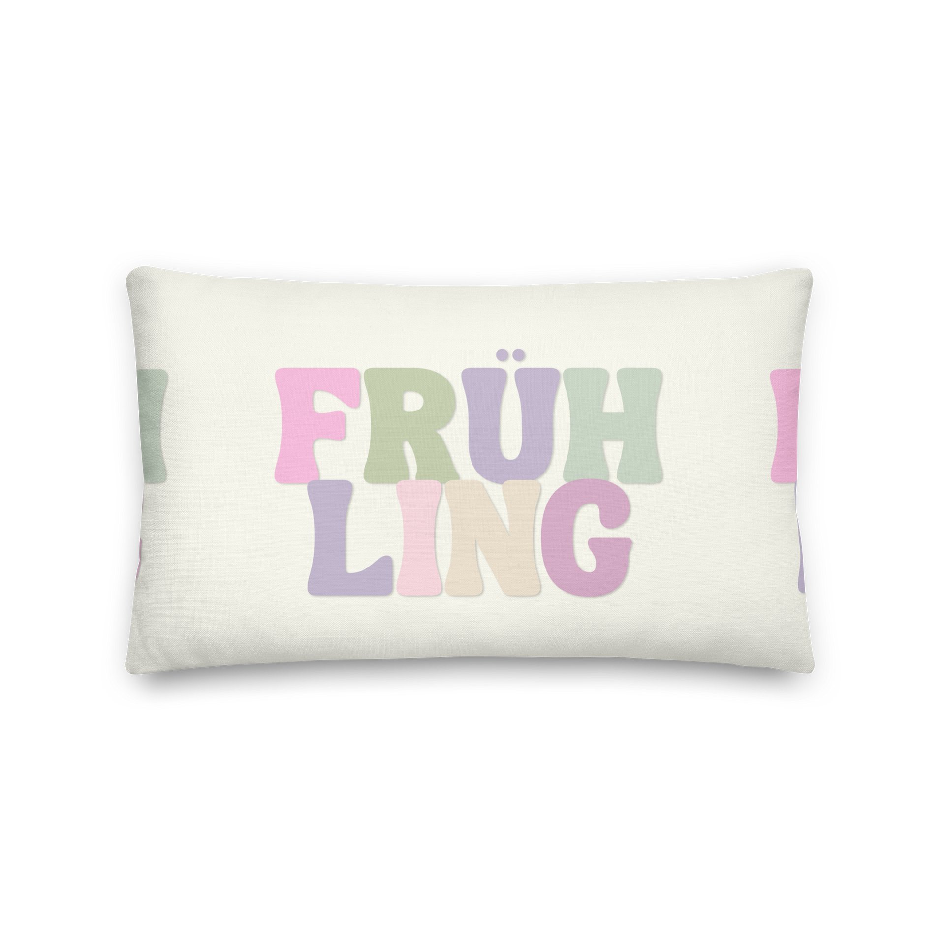 SPRING FRÜHLING QUOTE THROW PILLOW PASTEL product image (4)