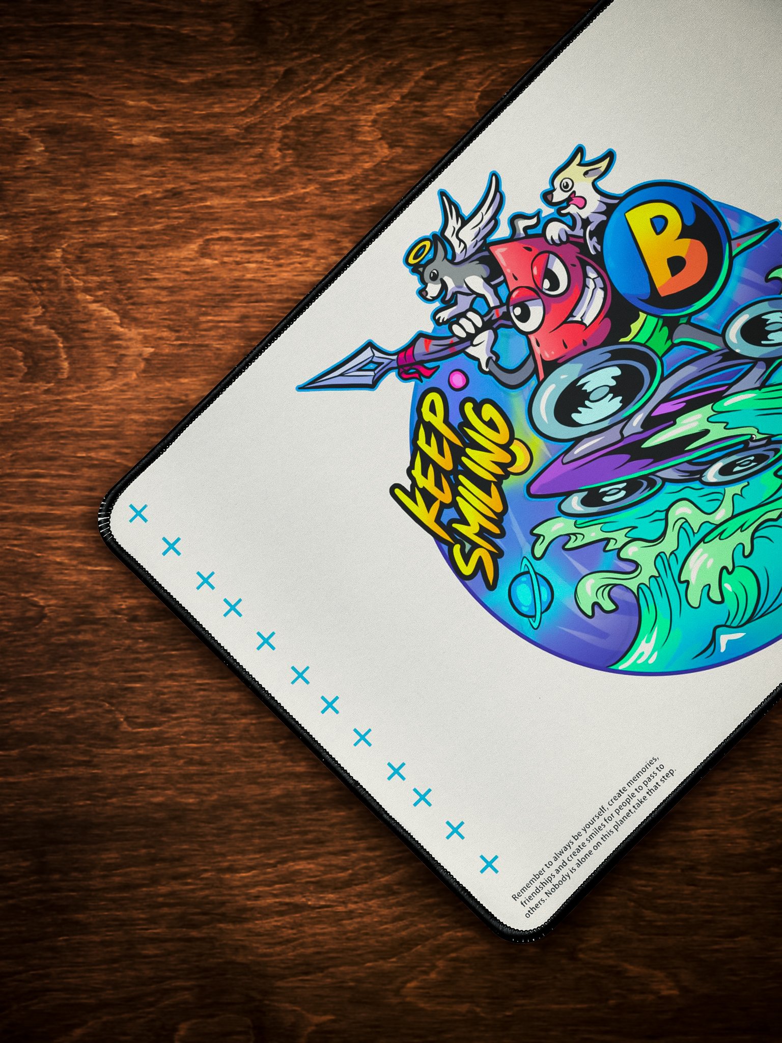 Keep Smiling Mouse Mat [12