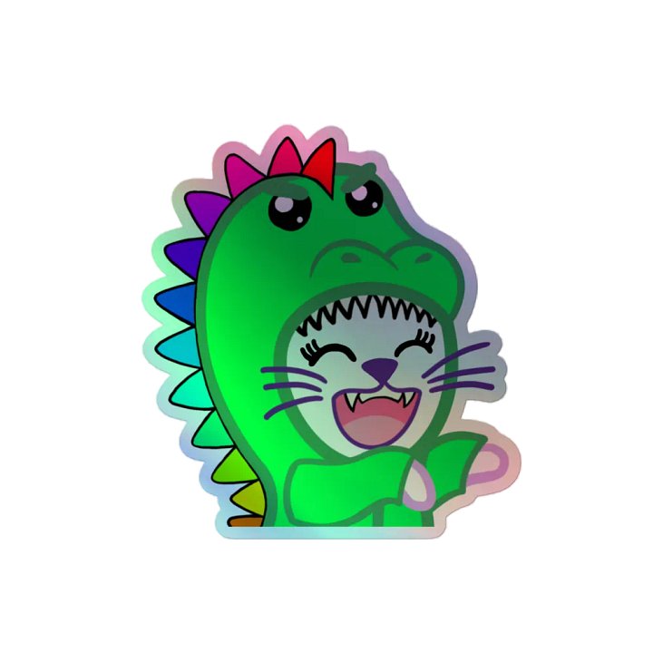 Lil Dino RAWR Holographic Sticker | 2024 product image (2)