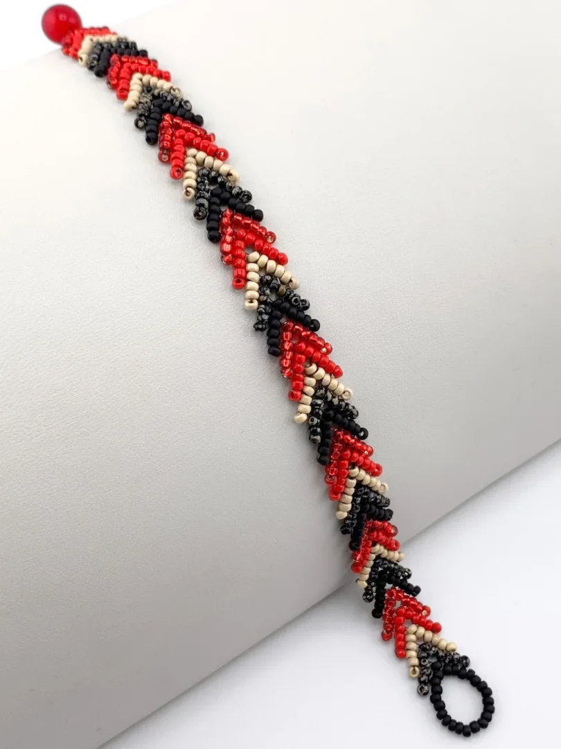 Beading Pattern - St. Petersburg Stitch Double Chain Bracelet product image (2)