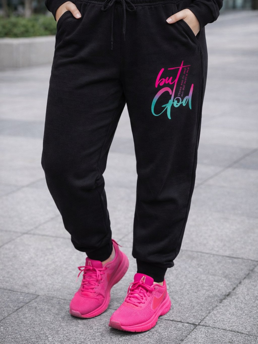 But God Premium Fleece Joggers product image (1)